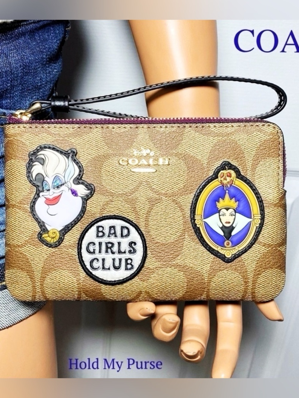 🛍️ RARE 🛍️ Coach Disney Bad Girls Club